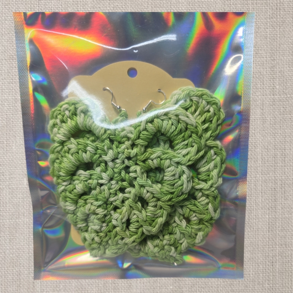 Large Leaf Earrings